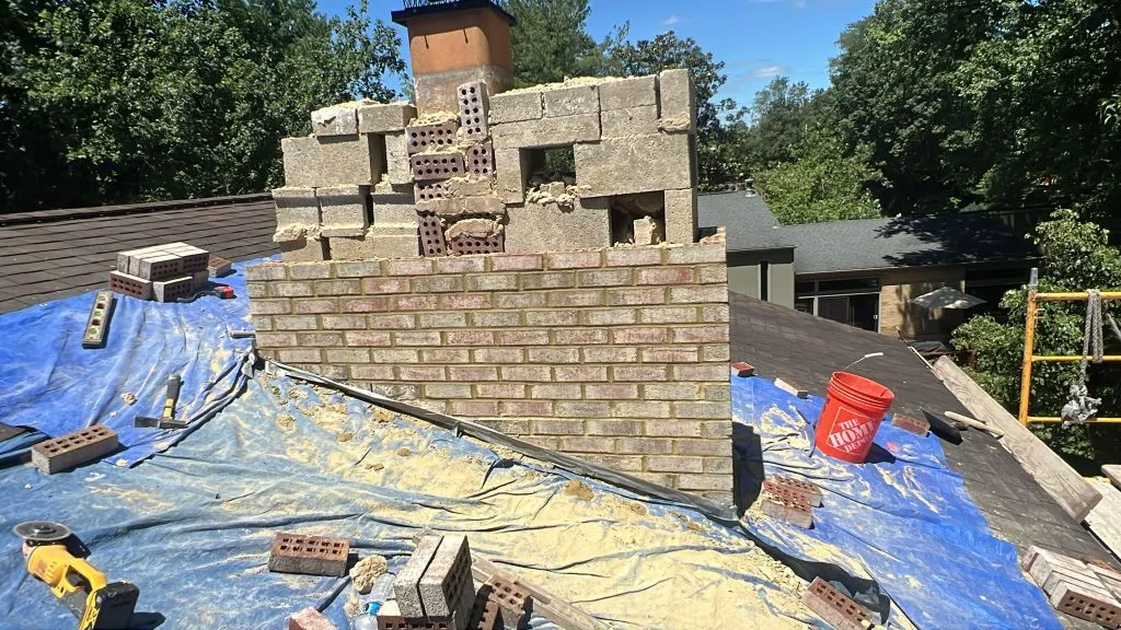 Chimney Rebuilt